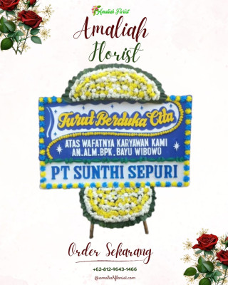 Papan Bunga Duka di Pirak Timur